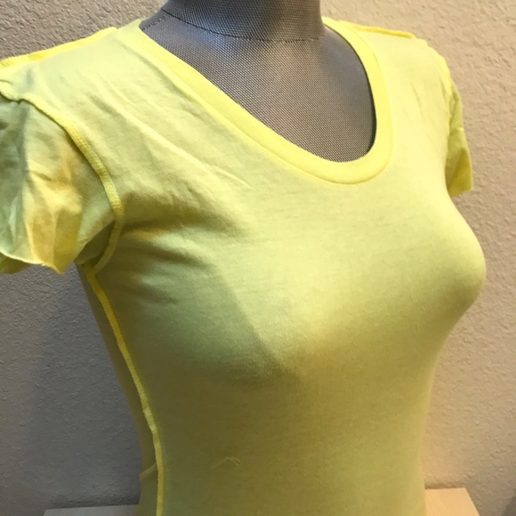 Alternative Soft. Short Sleeve Scoop Neck T-Shirt. Bodycon. Stretchy. Medium. - Picture 3 of 11